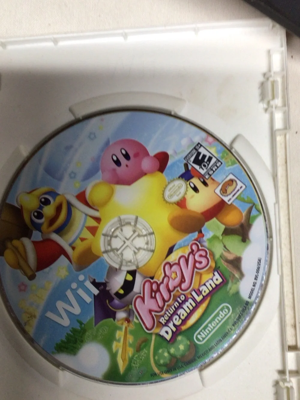 Nintendo Kirby videogame cover — Pink, Green, Blue artwork 2 game lot